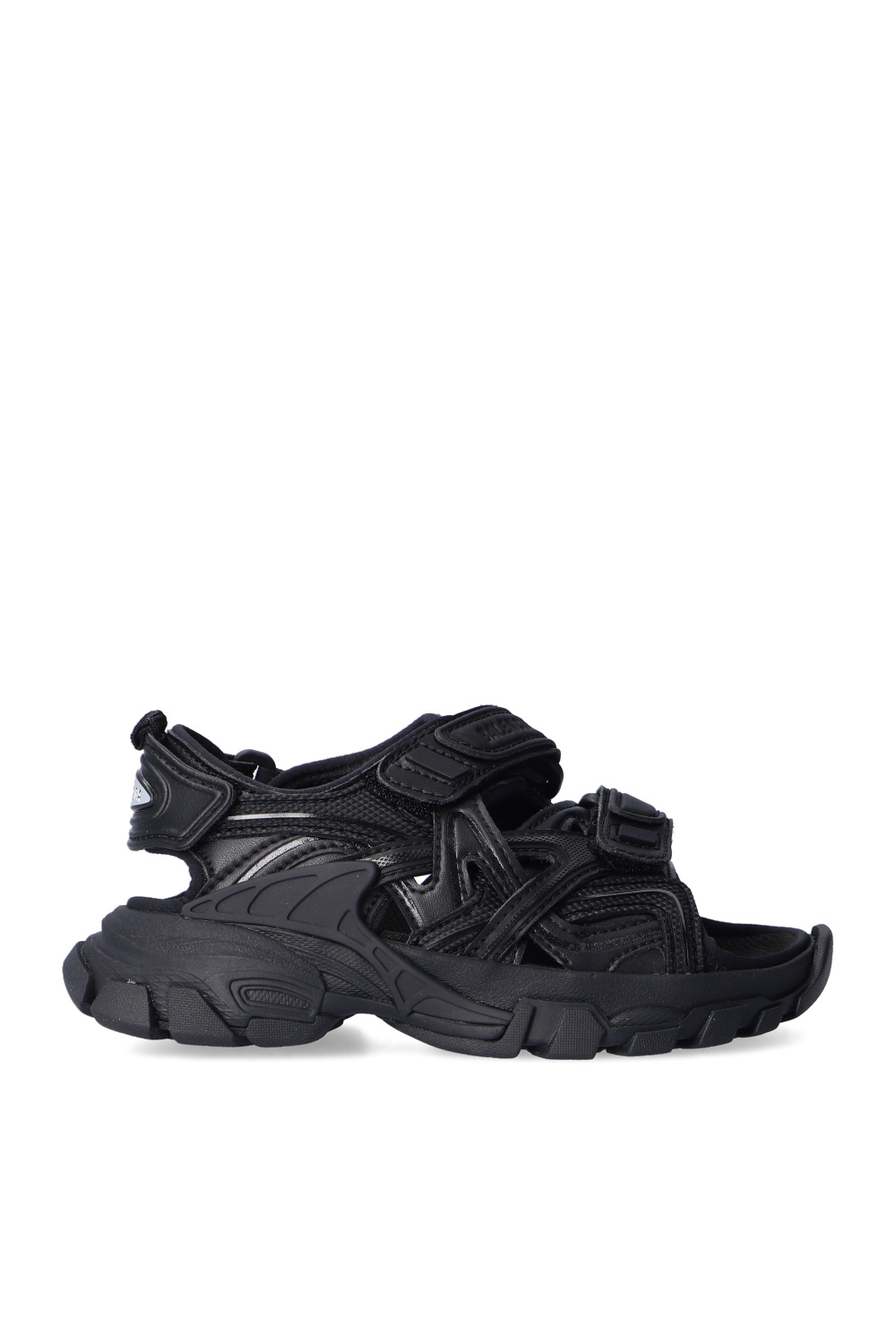 Black Track sandals with logo Balenciaga Kids StasanetShops Benin Adidas Yeezy Boost 700 Marathon Running Shoes Sneakers